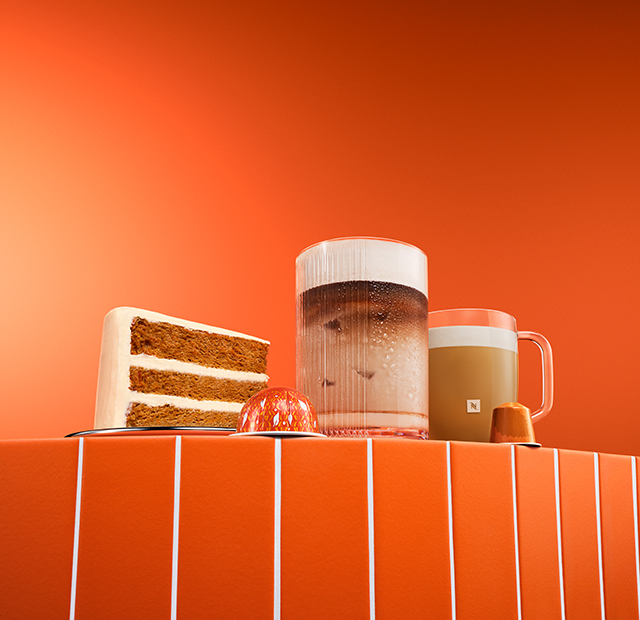 Nespresso WW ECOMM Fall&Winter Autopromobanner Pumpkin Spice Cake News Push Banner Mobile 640X620 B2C OL VL 26